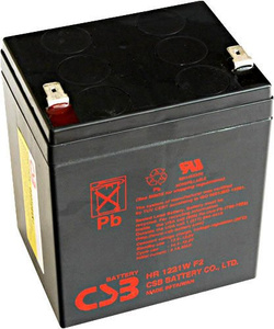 Akumulator żelowy 12V 5,3Ah  CSB HR1221W F2