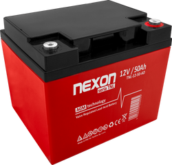 Akumulator żelowy Nexon AGM 12V 50Ah  Long Life (12l) - głębokiego rozładowania i pracy cyklicznej