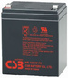 Akumulator żelowy 12V 5,3Ah  CSB HR1221W F2