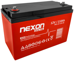 Akumulator żelowy Nexon AGM 12V 110Ah  Long Life (12l) 