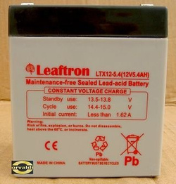 Akumulator żelowy Leaftron LTX12-5,4 12V 5,4Ah